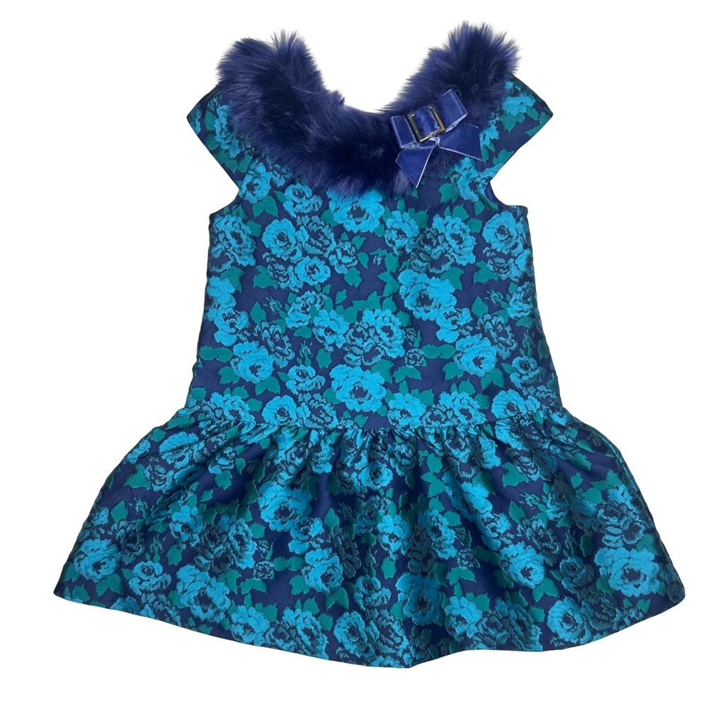 Janie And Jack Floral Jacquard Dress
